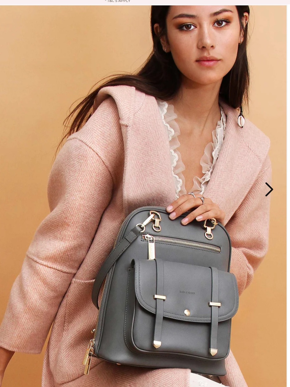 NWOT Belle and Bloom backpack